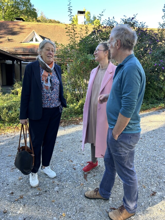 Christiane Falk, 3. Bürgermeisterin mit Frauke Hahn und Thomas Lenz
